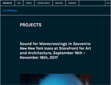 Tablet Screenshot of lizphillips.net